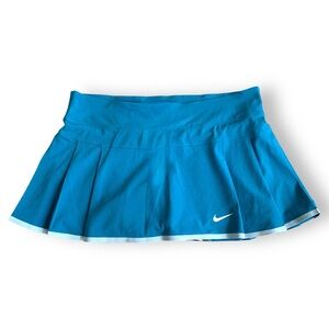 NIKE DRI-FIT TEAL WHITE TRIM TENNIS, PICKLEBALL, GOLF SKIRT SKORT. WOMEN’S SZ LG